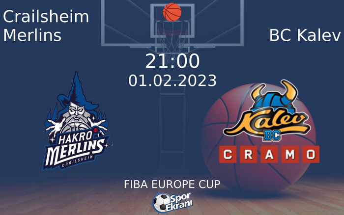 01 Şubat 2023 Crailsheim Merlins vs BC Kalev maçı Hangi Kanalda Saat Kaçta Yayınlanacak? 01 Şubat 2023 Crailsheim Merlins vs BC Kalev maçı Hangi Kanalda Saat Kaçta Yayınlanacak?