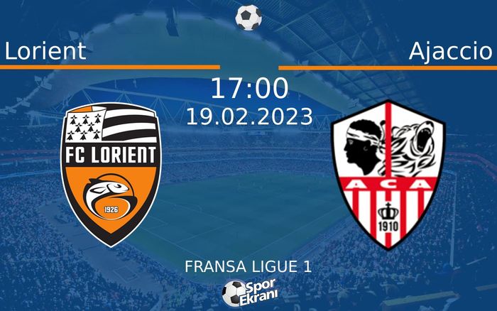 19 Şubat 2023 Lorient vs Ajaccio maçı Hangi Kanalda Saat Kaçta Yayınlanacak? 19 Şubat 2023 Lorient vs Ajaccio maçı Hangi Kanalda Saat Kaçta Yayınlanacak?