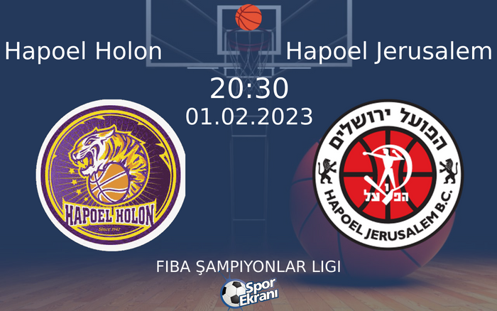 01 Şubat 2023 Hapoel Holon vs Hapoel Jerusalem maçı Hangi Kanalda Saat Kaçta Yayınlanacak? 01 Şubat 2023 Hapoel Holon vs Hapoel Jerusalem maçı Hangi Kanalda Saat Kaçta Yayınlanacak?