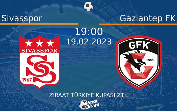 19 Şubat 2023 Sivasspor vs Gaziantep FK maçı Hangi Kanalda Saat Kaçta Yayınlanacak? 19 Şubat 2023 Sivasspor vs Gaziantep FK maçı Hangi Kanalda Saat Kaçta Yayınlanacak?