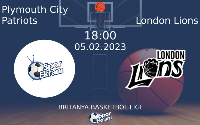 05 Şubat 2023 Plymouth City Patriots vs London Lions maçı Hangi Kanalda Saat Kaçta Yayınlanacak? 05 Şubat 2023 Plymouth City Patriots vs London Lions maçı Hangi Kanalda Saat Kaçta Yayınlanacak?