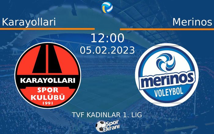 05 Şubat 2023 Karayollari vs Merinos maçı Hangi Kanalda Saat Kaçta Yayınlanacak? 05 Şubat 2023 Karayollari vs Merinos maçı Hangi Kanalda Saat Kaçta Yayınlanacak?