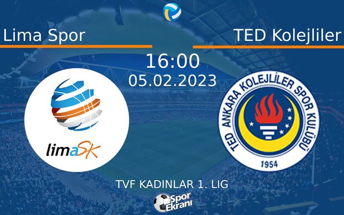 05 Şubat 2023 Lima Spor vs TED Kolejliler maçı Hangi Kanalda Saat Kaçta Yayınlanacak? 05 Şubat 2023 Lima Spor vs TED Kolejliler maçı Hangi Kanalda Saat Kaçta Yayınlanacak?