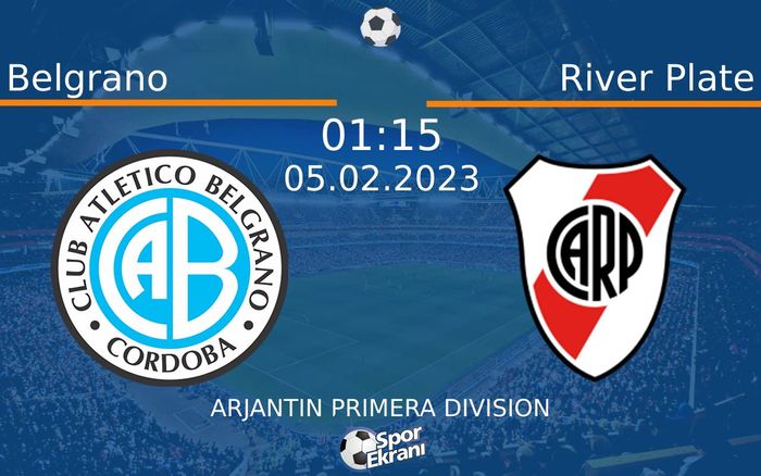 05 Şubat 2023 Belgrano vs River Plate maçı Hangi Kanalda Saat Kaçta Yayınlanacak? 05 Şubat 2023 Belgrano vs River Plate maçı Hangi Kanalda Saat Kaçta Yayınlanacak?