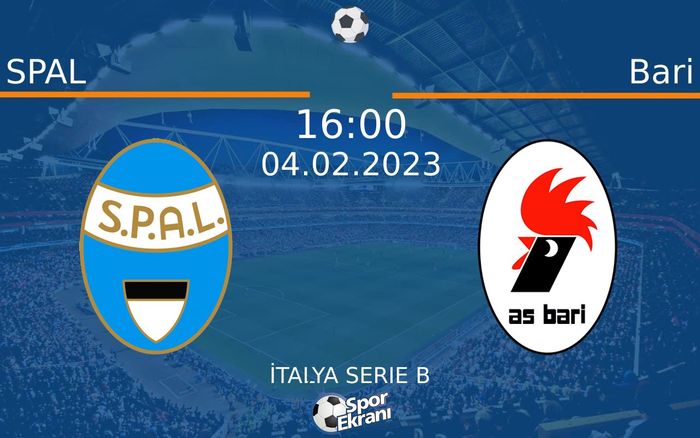 04 Şubat 2023 SPAL vs Bari maçı Hangi Kanalda Saat Kaçta Yayınlanacak? 04 Şubat 2023 SPAL vs Bari maçı Hangi Kanalda Saat Kaçta Yayınlanacak?