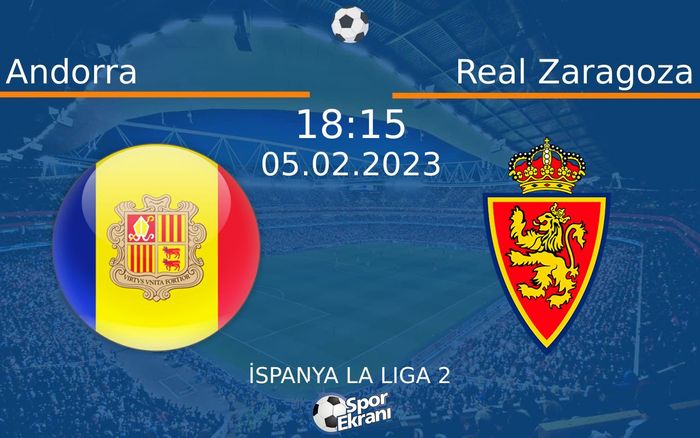 05 Şubat 2023 Andorra vs Real Zaragoza maçı Hangi Kanalda Saat Kaçta Yayınlanacak? 05 Şubat 2023 Andorra vs Real Zaragoza maçı Hangi Kanalda Saat Kaçta Yayınlanacak?