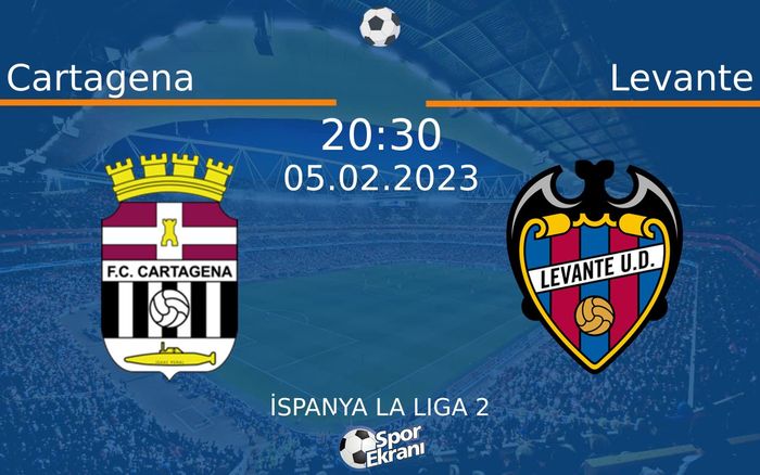 05 Şubat 2023 Cartagena vs Levante maçı Hangi Kanalda Saat Kaçta Yayınlanacak? 05 Şubat 2023 Cartagena vs Levante maçı Hangi Kanalda Saat Kaçta Yayınlanacak?