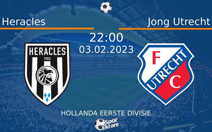 03 Şubat 2023 Heracles vs Jong Utrecht maçı Hangi Kanalda Saat Kaçta Yayınlanacak? 03 Şubat 2023 Heracles vs Jong Utrecht maçı Hangi Kanalda Saat Kaçta Yayınlanacak?