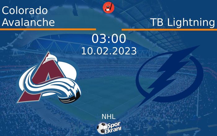 10 Şubat 2023 Colorado Avalanche vs TB Lightning maçı Hangi Kanalda Saat Kaçta Yayınlanacak? 10 Şubat 2023 Colorado Avalanche vs TB Lightning maçı Hangi Kanalda Saat Kaçta Yayınlanacak?