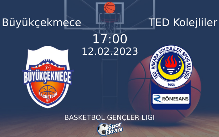 12 Şubat 2023 Büyükçekmece vs TED Kolejliler maçı Hangi Kanalda Saat Kaçta Yayınlanacak? 12 Şubat 2023 Büyükçekmece vs TED Kolejliler maçı Hangi Kanalda Saat Kaçta Yayınlanacak?
