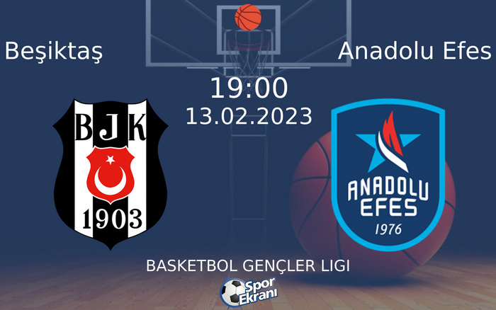 13 Şubat 2023 Beşiktaş vs Anadolu Efes maçı Hangi Kanalda Saat Kaçta Yayınlanacak? 13 Şubat 2023 Beşiktaş vs Anadolu Efes maçı Hangi Kanalda Saat Kaçta Yayınlanacak?