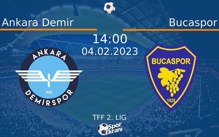 04 Şubat 2023 Ankara Demir vs Bucaspor maçı Hangi Kanalda Saat Kaçta Yayınlanacak? 04 Şubat 2023 Ankara Demir vs Bucaspor maçı Hangi Kanalda Saat Kaçta Yayınlanacak?