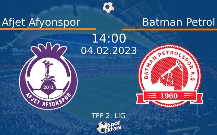 04 Şubat 2023 Afjet Afyonspor vs Batman Petrol maçı Hangi Kanalda Saat Kaçta Yayınlanacak? 04 Şubat 2023 Afjet Afyonspor vs Batman Petrol maçı Hangi Kanalda Saat Kaçta Yayınlanacak?