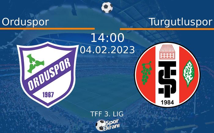 04 Şubat 2023 Orduspor vs Turgutluspor maçı Hangi Kanalda Saat Kaçta Yayınlanacak? 04 Şubat 2023 Orduspor vs Turgutluspor maçı Hangi Kanalda Saat Kaçta Yayınlanacak?