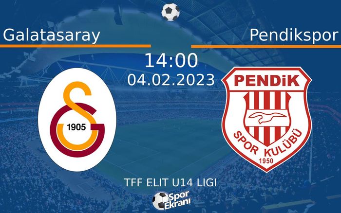 04 Şubat 2023 Galatasaray vs Pendikspor maçı Hangi Kanalda Saat Kaçta Yayınlanacak? 04 Şubat 2023 Galatasaray vs Pendikspor maçı Hangi Kanalda Saat Kaçta Yayınlanacak?