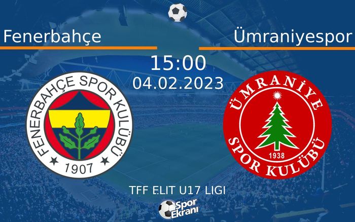 04 Şubat 2023 Fenerbahçe vs Ümraniyespor maçı Hangi Kanalda Saat Kaçta Yayınlanacak? 04 Şubat 2023 Fenerbahçe vs Ümraniyespor maçı Hangi Kanalda Saat Kaçta Yayınlanacak?