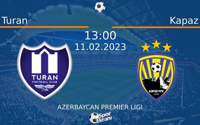 11 Şubat 2023 Turan vs Kapaz maçı Hangi Kanalda Saat Kaçta Yayınlanacak? 11 Şubat 2023 Turan vs Kapaz maçı Hangi Kanalda Saat Kaçta Yayınlanacak?