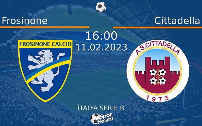 11 Şubat 2023 Frosinone vs Cittadella maçı Hangi Kanalda Saat Kaçta Yayınlanacak? 11 Şubat 2023 Frosinone vs Cittadella maçı Hangi Kanalda Saat Kaçta Yayınlanacak?