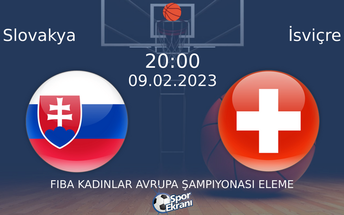 09 Şubat 2023 Slovakya vs İsviçre maçı Hangi Kanalda Saat Kaçta Yayınlanacak? 09 Şubat 2023 Slovakya vs İsviçre maçı Hangi Kanalda Saat Kaçta Yayınlanacak?