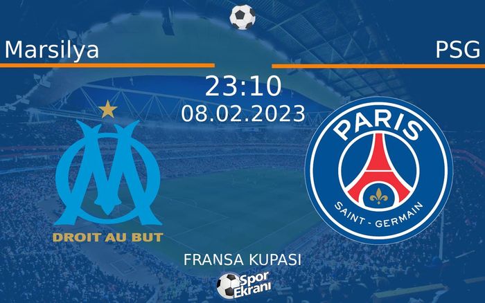 08 Şubat 2023 Marsilya vs PSG maçı Hangi Kanalda Saat Kaçta Yayınlanacak? 08 Şubat 2023 Marsilya vs PSG maçı Hangi Kanalda Saat Kaçta Yayınlanacak?