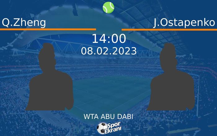 08 Şubat 2023 Q.Zheng vs J.Ostapenko maçı Hangi Kanalda Saat Kaçta Yayınlanacak? 08 Şubat 2023 Q.Zheng vs J.Ostapenko maçı Hangi Kanalda Saat Kaçta Yayınlanacak?