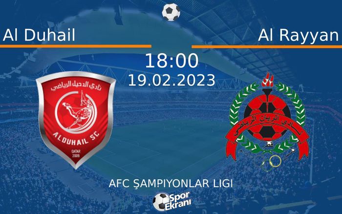 19 Şubat 2023 Al Duhail vs Al Rayyan maçı Hangi Kanalda Saat Kaçta Yayınlanacak? 19 Şubat 2023 Al Duhail vs Al Rayyan maçı Hangi Kanalda Saat Kaçta Yayınlanacak?