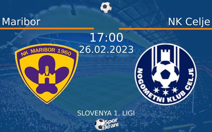 26 Şubat 2023 Maribor vs NK Celje maçı Hangi Kanalda Saat Kaçta Yayınlanacak? 26 Şubat 2023 Maribor vs NK Celje maçı Hangi Kanalda Saat Kaçta Yayınlanacak?