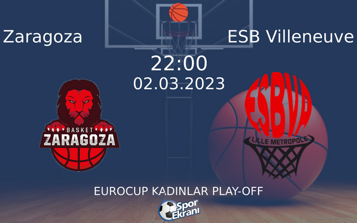 02 Mart 2023 Zaragoza vs ESB Villeneuve maçı Hangi Kanalda Saat Kaçta Yayınlanacak? 02 Mart 2023 Zaragoza vs ESB Villeneuve maçı Hangi Kanalda Saat Kaçta Yayınlanacak?