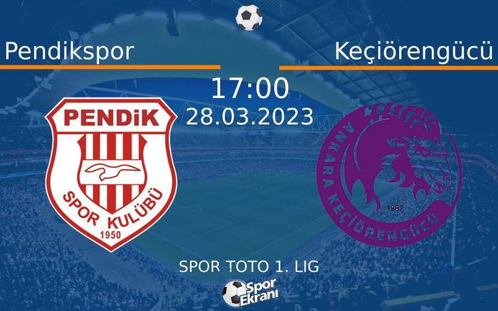 28 Mart 2023 Pendikspor vs Keçiörengücü maçı Hangi Kanalda Saat Kaçta Yayınlanacak? 28 Mart 2023 Pendikspor vs Keçiörengücü maçı Hangi Kanalda Saat Kaçta Yayınlanacak?