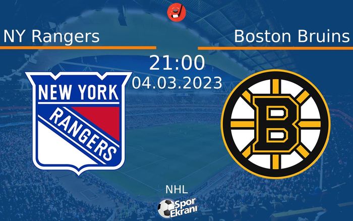 04 Mart 2023 NY Rangers vs Boston Bruins maçı Hangi Kanalda Saat Kaçta Yayınlanacak? 04 Mart 2023 NY Rangers vs Boston Bruins maçı Hangi Kanalda Saat Kaçta Yayınlanacak?