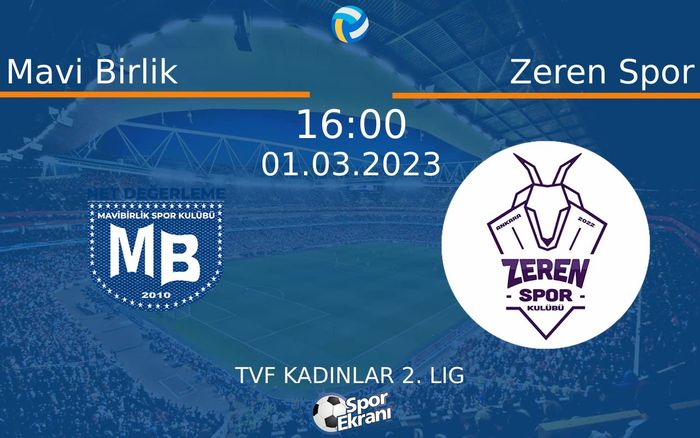 01 Mart 2023 Mavi Birlik vs Zeren Spor maçı Hangi Kanalda Saat Kaçta Yayınlanacak? 01 Mart 2023 Mavi Birlik vs Zeren Spor maçı Hangi Kanalda Saat Kaçta Yayınlanacak?