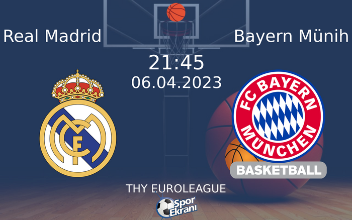 06 Nisan 2023 Real Madrid vs Bayern Münih maçı Hangi Kanalda Saat Kaçta Yayınlanacak? 06 Nisan 2023 Real Madrid vs Bayern Münih maçı Hangi Kanalda Saat Kaçta Yayınlanacak?