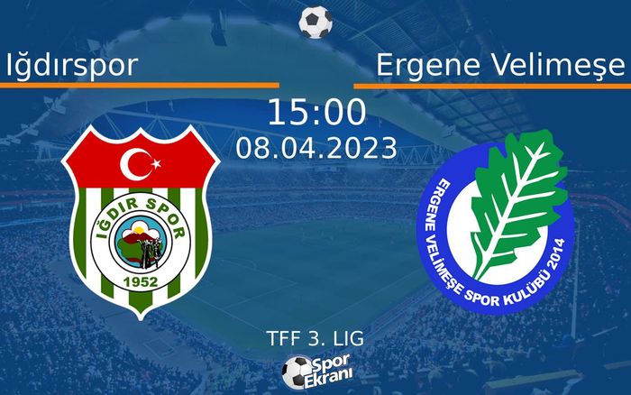 08 Nisan 2023 Iğdırspor vs Ergene Velimeşe maçı Hangi Kanalda Saat Kaçta Yayınlanacak? 08 Nisan 2023 Iğdırspor vs Ergene Velimeşe maçı Hangi Kanalda Saat Kaçta Yayınlanacak?