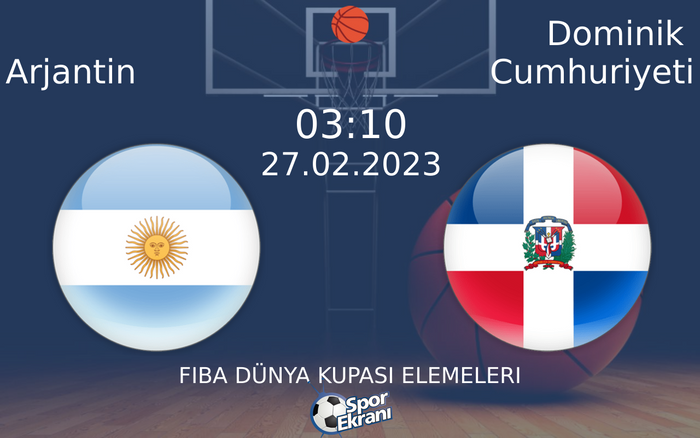 27 Şubat 2023 Arjantin vs Dominik Cumhuriyeti maçı Hangi Kanalda Saat Kaçta Yayınlanacak? 27 Şubat 2023 Arjantin vs Dominik Cumhuriyeti maçı Hangi Kanalda Saat Kaçta Yayınlanacak?