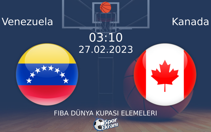 27 Şubat 2023 Venezuela vs Kanada maçı Hangi Kanalda Saat Kaçta Yayınlanacak? 27 Şubat 2023 Venezuela vs Kanada maçı Hangi Kanalda Saat Kaçta Yayınlanacak?