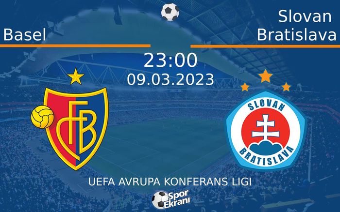09 Mart 2023 Basel vs Slovan Bratislava maçı Hangi Kanalda Saat Kaçta Yayınlanacak? 09 Mart 2023 Basel vs Slovan Bratislava maçı Hangi Kanalda Saat Kaçta Yayınlanacak?