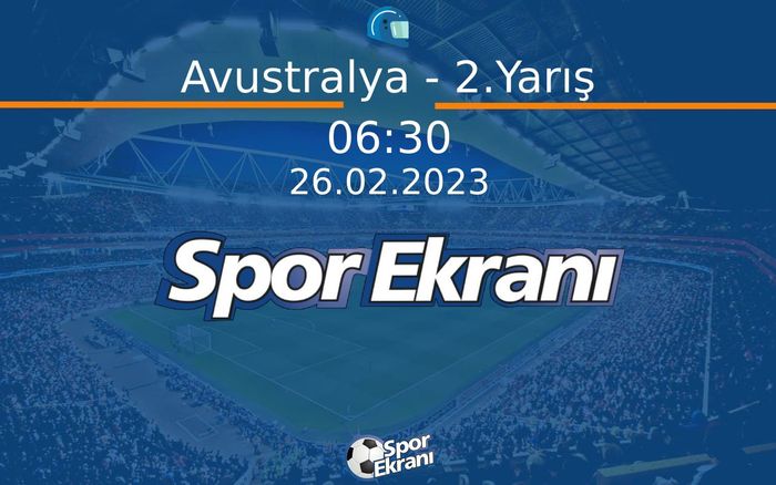 26 Şubat 2023 Supersport - Avustralya - 2.Yarış Hangi Kanalda Saat Kaçta Yayınlanacak? 26 Şubat 2023 Supersport - Avustralya - 2.Yarış Hangi Kanalda Saat Kaçta Yayınlanacak?