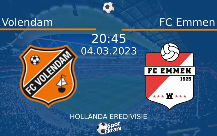 04 Mart 2023 Volendam vs FC Emmen maçı Hangi Kanalda Saat Kaçta Yayınlanacak? 04 Mart 2023 Volendam vs FC Emmen maçı Hangi Kanalda Saat Kaçta Yayınlanacak?