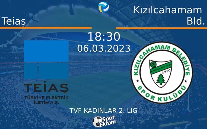 06 Mart 2023 Teiaş vs Kızılcahamam Bld. maçı Hangi Kanalda Saat Kaçta Yayınlanacak? 06 Mart 2023 Teiaş vs Kızılcahamam Bld. maçı Hangi Kanalda Saat Kaçta Yayınlanacak?