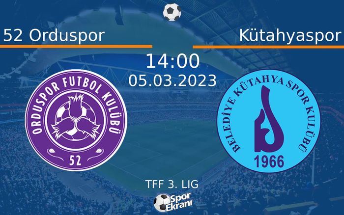 05 Mart 2023 52 Orduspor vs Kütahyaspor maçı Hangi Kanalda Saat Kaçta Yayınlanacak? 05 Mart 2023 52 Orduspor vs Kütahyaspor maçı Hangi Kanalda Saat Kaçta Yayınlanacak?