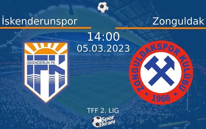 05 Mart 2023 İskenderunspor vs Zonguldak maçı Hangi Kanalda Saat Kaçta Yayınlanacak? 05 Mart 2023 İskenderunspor vs Zonguldak maçı Hangi Kanalda Saat Kaçta Yayınlanacak?