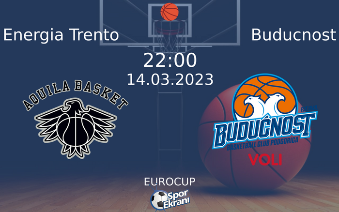 14 Mart 2023 Energia Trento vs Buducnost maçı Hangi Kanalda Saat Kaçta Yayınlanacak?