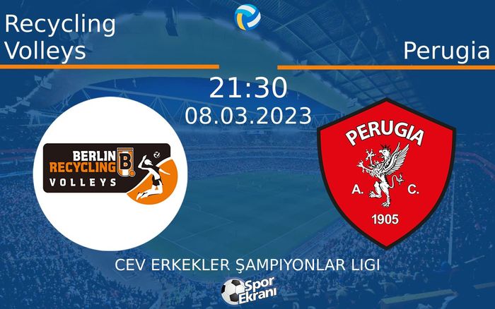 08 Mart 2023 Recycling Volleys vs Perugia maçı Hangi Kanalda Saat Kaçta Yayınlanacak? 08 Mart 2023 Recycling Volleys vs Perugia maçı Hangi Kanalda Saat Kaçta Yayınlanacak?