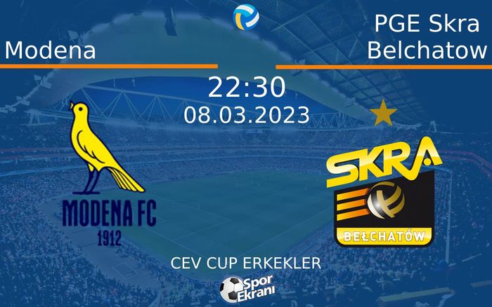 08 Mart 2023 Modena vs PGE Skra Belchatow maçı Hangi Kanalda Saat Kaçta Yayınlanacak? 08 Mart 2023 Modena vs PGE Skra Belchatow maçı Hangi Kanalda Saat Kaçta Yayınlanacak?
