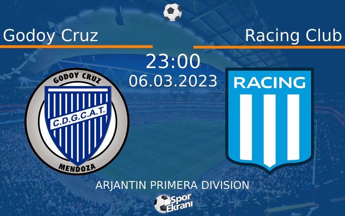 06 Mart 2023 Godoy Cruz vs Racing Club maçı Hangi Kanalda Saat Kaçta Yayınlanacak? 06 Mart 2023 Godoy Cruz vs Racing Club maçı Hangi Kanalda Saat Kaçta Yayınlanacak?