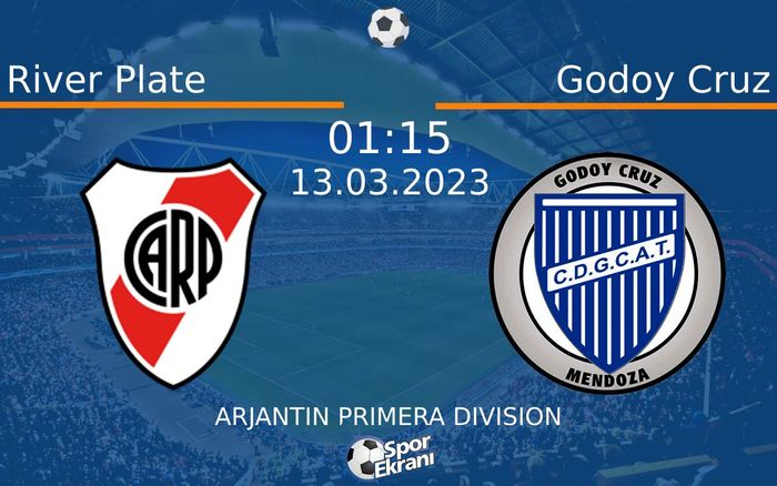 13 Mart 2023 River Plate vs Godoy Cruz maçı Hangi Kanalda Saat Kaçta Yayınlanacak? 13 Mart 2023 River Plate vs Godoy Cruz maçı Hangi Kanalda Saat Kaçta Yayınlanacak?