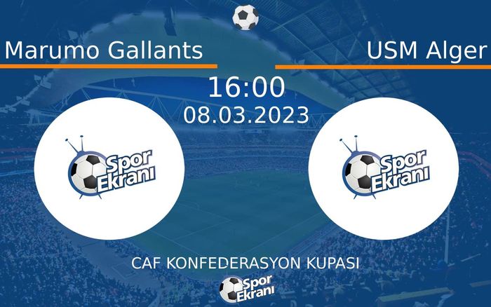 08 Mart 2023 Marumo Gallants vs USM Alger maçı Hangi Kanalda Saat Kaçta Yayınlanacak? 08 Mart 2023 Marumo Gallants vs USM Alger maçı Hangi Kanalda Saat Kaçta Yayınlanacak?