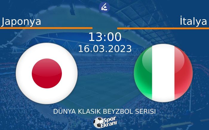 16 Mart 2023 Japonya vs İtalya maçı Hangi Kanalda Saat Kaçta Yayınlanacak?