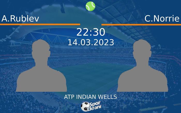 14 Mart 2023 A.Rublev vs C.Norrie maçı Hangi Kanalda Saat Kaçta Yayınlanacak?