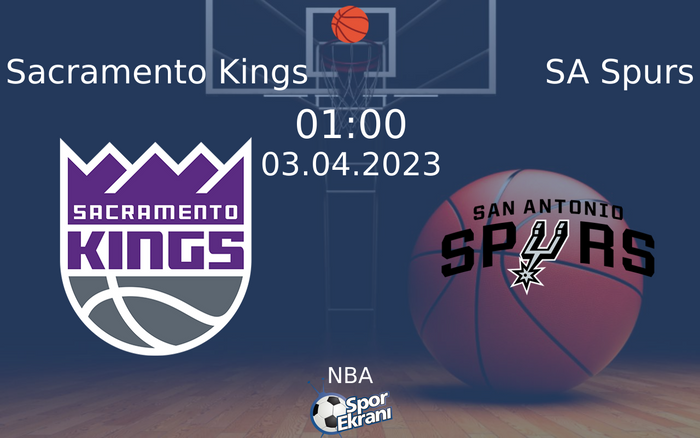 03 Nisan 2023 Sacramento Kings vs SA Spurs maçı Hangi Kanalda Saat Kaçta Yayınlanacak? 03 Nisan 2023 Sacramento Kings vs SA Spurs maçı Hangi Kanalda Saat Kaçta Yayınlanacak?
